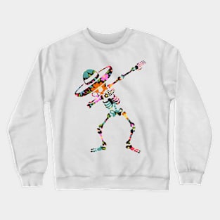 sKULL DIA DE MUERTOS DAB Crewneck Sweatshirt